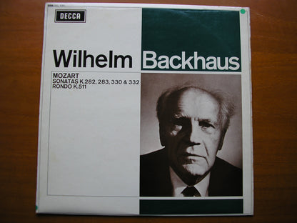 SXL 6301  MOZART: PIANO SONATAS Nos. 4 / 5 / 10 / 12 / Rondo     WILHELM BACKHAUS    ED2
