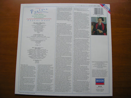POULENC: PIANO MUSIC      PASCAL ROGE     417 438