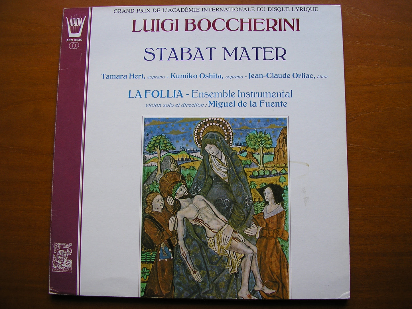 BOCCHERINI: STABAT MATER      SOLOISTS / LA FOLLIA / DE LA FUENTE     ARN 38500