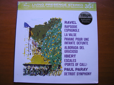 RAVEL: ORCHESTRAL WORKS / IBERT: ESCALES       PARAY / DETROIT SYMPHONY      SR90313