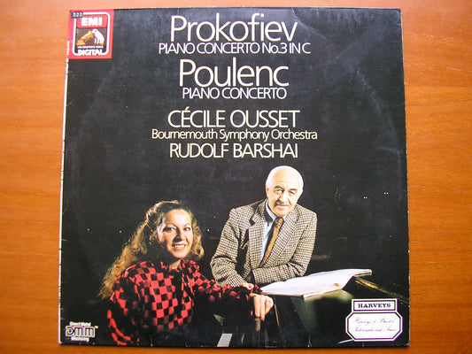 POULENC: PIANO CONCERTO / PROKOFIEV: PIANO CONCERTO No. 3    OUSSET / BOURNEMOUTH SYMPHONY / BARSHAI    ASD 1077851
