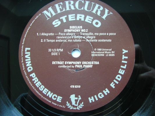 SIBELIUS: SYMPHONY No. 2        PARAY / DETROIT SYMPHONY      SR90204
