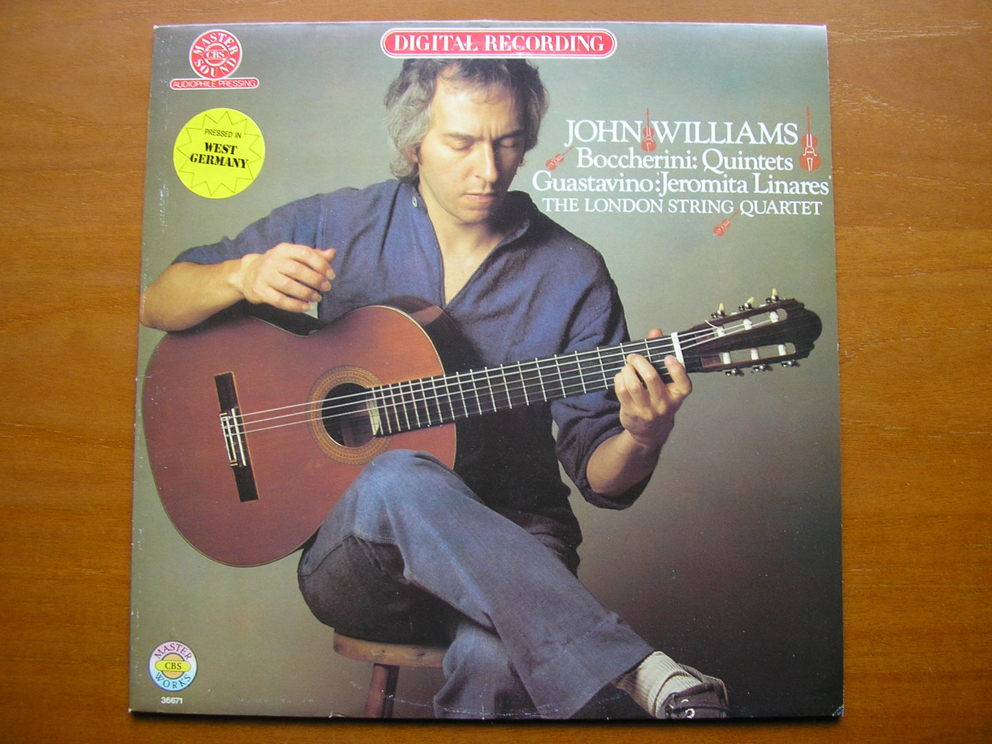 BOCCHERINI: GUITAR QUINTETS G 449 / G 450 / GUSTAVINO: LAS PRESENCIAS No. 6      WILLIAMS / LNDON STRING QUARTET    36671