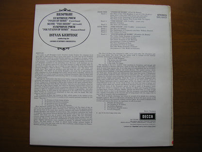 SXL 6401 RESPIGHI: PINES OF ROME / FOUNTAINS OF ROME / THE BIRDS      KERTESZ / LONDON SYMPHONY     ED3