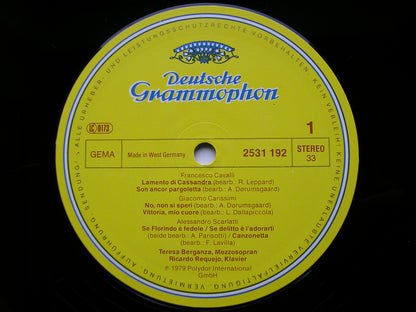 ARIE ITALIANE BAROCCHE: CALDARA / CARISSIMI / CAVALLI / PERGOLESI / SCARLATTI / VIVALDI      BERGANZA / REQUEJO      2531 192