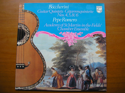 BOCCHERINI: GUITAR QUINTETS Nos. 4 / 5 / 6     ROMERO / ACADEMY OF ST MARTIN IN THE FIELDS     9500 621