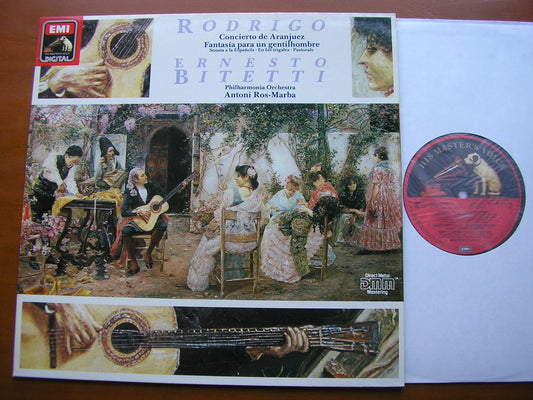 RODRIGO: CONCIERTO DE ARANJUEZ / FANTASIA PARA UN GENTILHOMBRE / SONATA      BITETTI / PHILHARMONIA / ROS-MARBA      27 0624