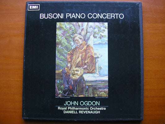 BUSONI: PIANO CONCERTO / SARABANDE & CORTEGE from 'DOKTOR FAUST'     OGDON / ROYAL PHILHARMONIC / REVENAUGH   2LP