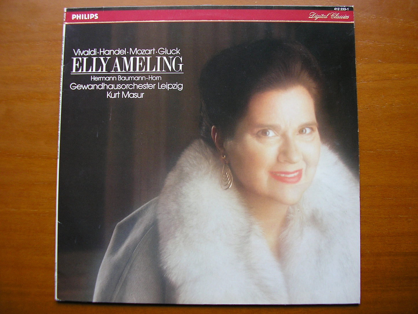 18th CENTURY ARIAS: GLUCK / HEINICHEN / PURCELL / MOZART / HANDEL / PAISIELLO / PERGOLESI / GIORDANI       AMELING / LEIPZIG GEWANDHAUS / MASUR     412 233