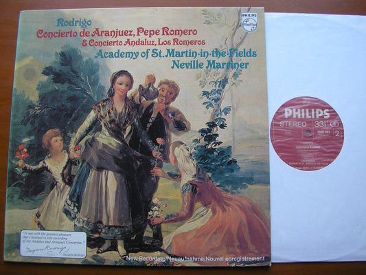 RODRIGO: CONCIERTO DE ARANJUEZ / CONCIERTO ANDALUZ     ROMERO / ASMIF / MARRINER      9500 563