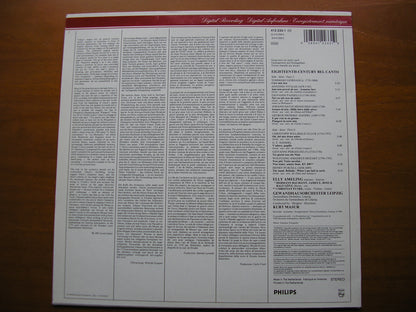 18th CENTURY ARIAS: GLUCK / HEINICHEN / PURCELL / MOZART / HANDEL / PAISIELLO / PERGOLESI / GIORDANI       AMELING / LEIPZIG GEWANDHAUS / MASUR     412 233