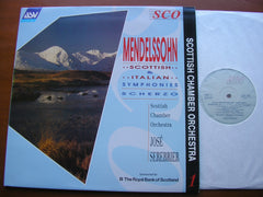 MENDELSSOHN: SYMPHONIES Nos. 3 & 4    SEREBRIER / SCOTTISH CHAMBER ORCHESTRA    DCA 700