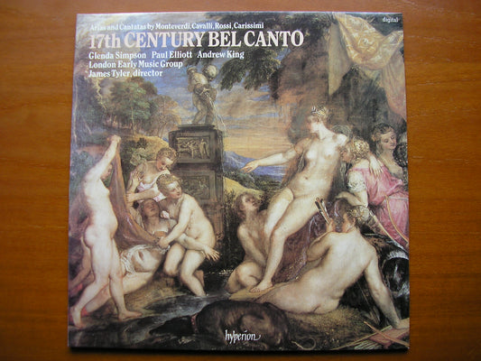 17th CENTURY BEL CANTO: CAVALLI / ROSSI / MONTEVERDI / CARISSIMI       SOLOISTS / LONDON EARLY MUSIC GROUP    A66153
