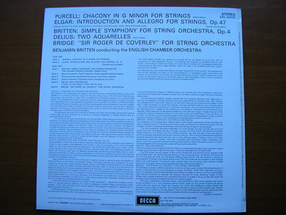 SXL 6405 BRITTEN CONDUCTS ENGLISH MUSIC FOR STRINGS      ENGLISH CHAMBER ORCHESTRA     ED3