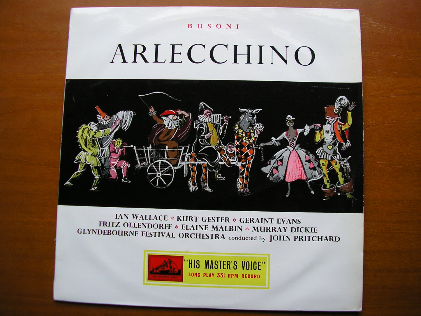 BUSONI: ARLECCHINO   opera in 4 scenes    SOLOISTS / PRITCHARD / GLYNDEBOURNE FESTIVAL ORCHESTRA    ALP 1223