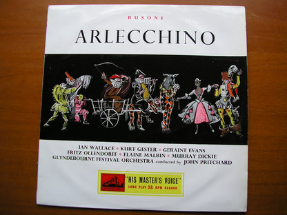 BUSONI: ARLECCHINO   opera in 4 scenes    SOLOISTS / PRITCHARD / GLYNDEBOURNE FESTIVAL ORCHESTRA    ALP 1223