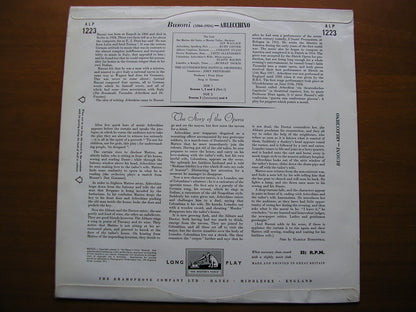BUSONI: ARLECCHINO   opera in 4 scenes    SOLOISTS / PRITCHARD / GLYNDEBOURNE FESTIVAL ORCHESTRA    ALP 1223