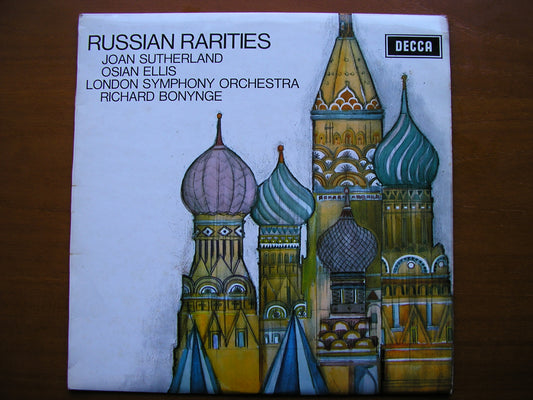 SXL 6406 RUSSIAN RARITIES: GLIERE / STRAVINSKY / GRETCHANINOV /CUI     SUTHERLAND / ELLIS / LONDON SYMPHONY / BONYNGE       ED3