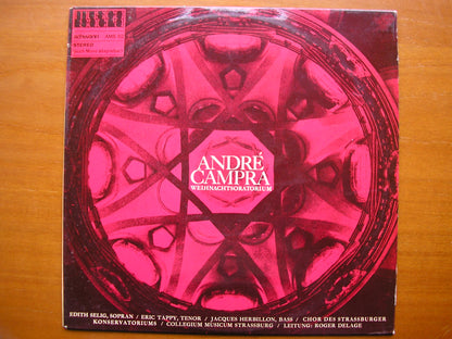 CAMPRA: PSALM 125 / CHRISTMAS ORATORIO     SOLOISTS / COLLEGIUM MUSICUM STRASSBOURG / DELAGE    AMS 82