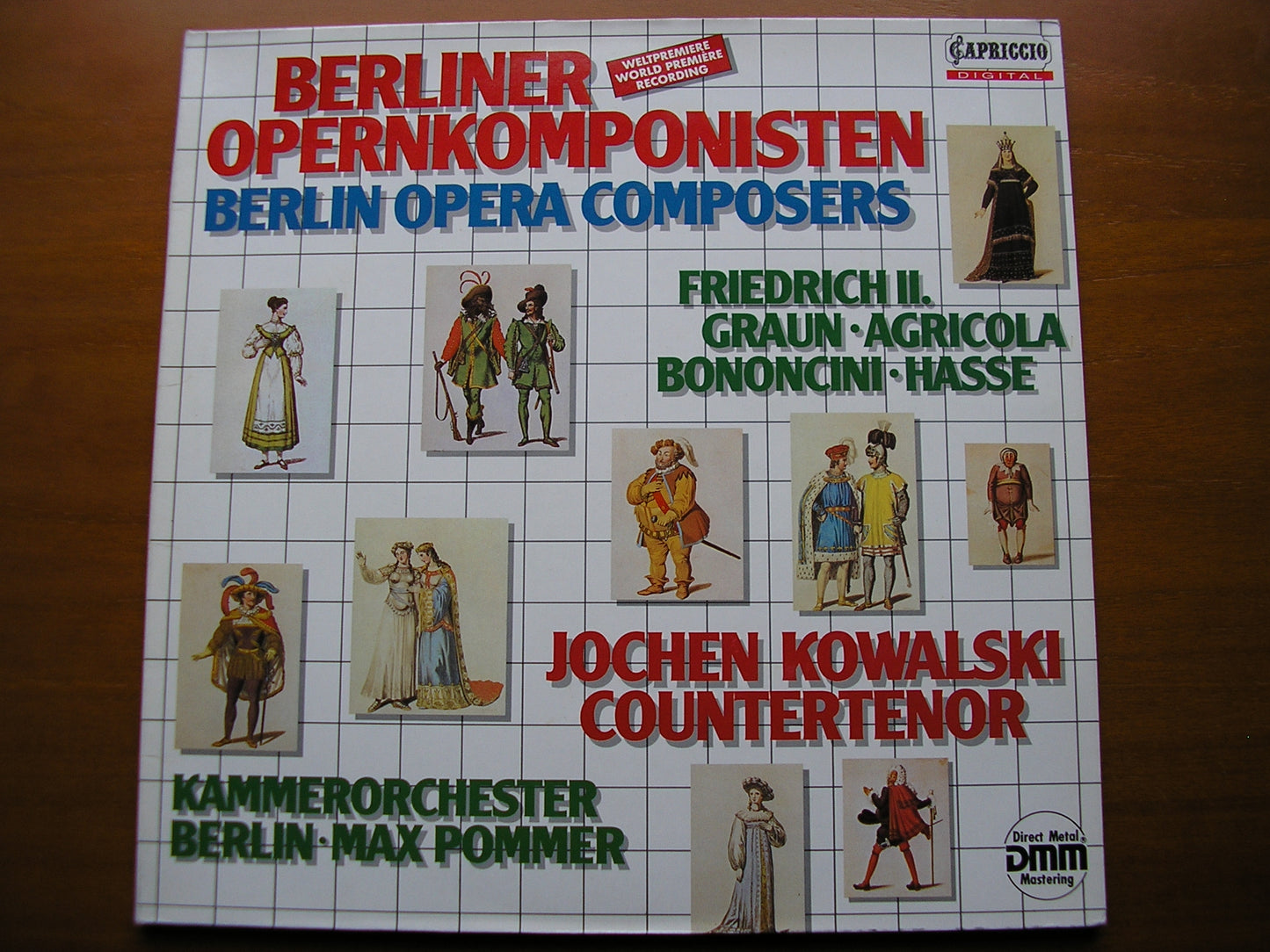 BERLIN OPERA COMPOSERS: HASSE / GRAUN / BONONCINI / FRIEDRICH 11 / TELEMANN     JOCHEN KOWALSKI / BERLIN CHAMBER ORCHESTRA / POMMER     C27 127