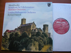 MENDELSSOHN: SYMPHONY No. 5 'Reformation'  / OVERTURE The Hebrides     HAITINK / LONDON PHILHARMONIC    9500 713