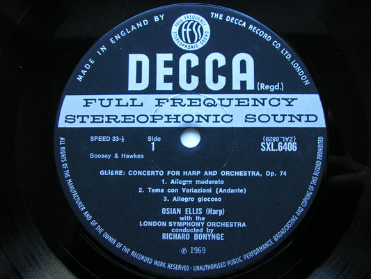 SXL 6406 RUSSIAN RARITIES: GLIERE / STRAVINSKY / GRETCHANINOV /CUI     SUTHERLAND / ELLIS / LONDON SYMPHONY / BONYNGE       ED3