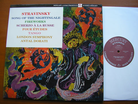 STRAVINSKY: SONG OF THE NIGHTINGALE / FIREWORKS / SCHERZO A LA RUSSE / TANGO        DORATI / LONDON SYMPHONY    SR90387