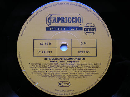 BERLIN OPERA COMPOSERS: HASSE / GRAUN / BONONCINI / FRIEDRICH 11 / TELEMANN     JOCHEN KOWALSKI / BERLIN CHAMBER ORCHESTRA / POMMER     C27 127