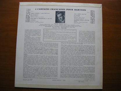 CAMPRA / COURBOIS / RAMEAU / BOISMORTIER: FOUR FRENCH CANTATAS FOR BARITONE    SOUZAY / PAILLARD CHAMBER ORCHESTRA / PAILARD    STU 70340