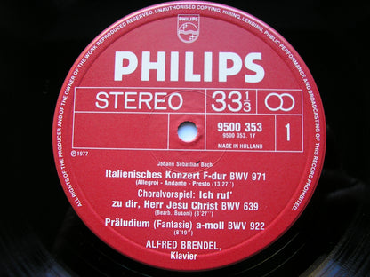 BACH: ITALIAN CONCERTO / KEYBOARD WORKS     ALFRED BRENDEL    9500 353