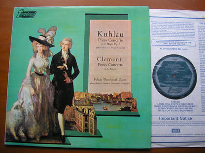 KUHLAU & CLEMENTI: PIANO CONCERTOS    BLUMENTAL / ZEDDA / PRAGUE ORCHESTRA / GUSCHLBAUER / SALZBURG ORCHESTRA      TV 34375S