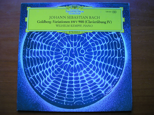 BACH: GOLDBERG VARIATIONS      WILHELM KEMPFF     139 455