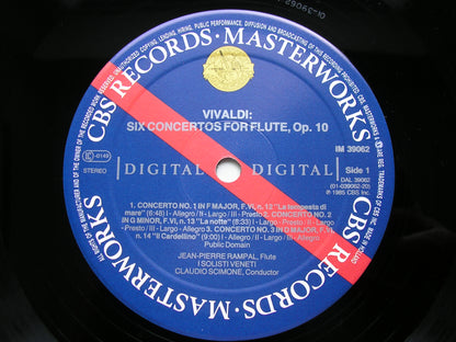 VIVALDI: SIX CONCERTOS Op. 10      RAMPAL / I SOLOISTI VENETI / SCIMONE     IM 39062