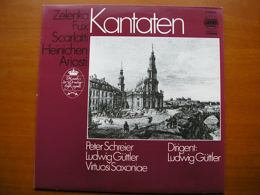 CANTATAS FROM THE COURT OF DRESDEN: ARIOSTI / FUX / ZELENKA / SCARLATTI      SCHREIER / VIRTUOSI SAXONIAE / GUTTLER    7 25 167