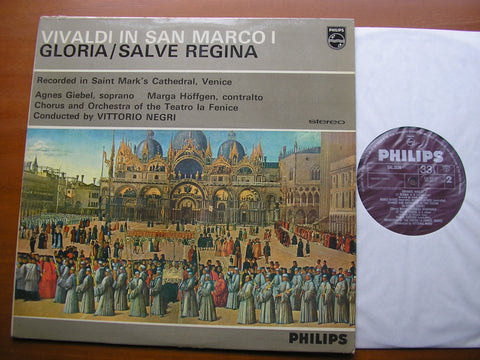 VIVALDI: GLORIA in D / SALVE REGINA in C      GIEBEL / HOFFGEN / LA FENICE ORCHESTRA / NEGRI     SAL 3536