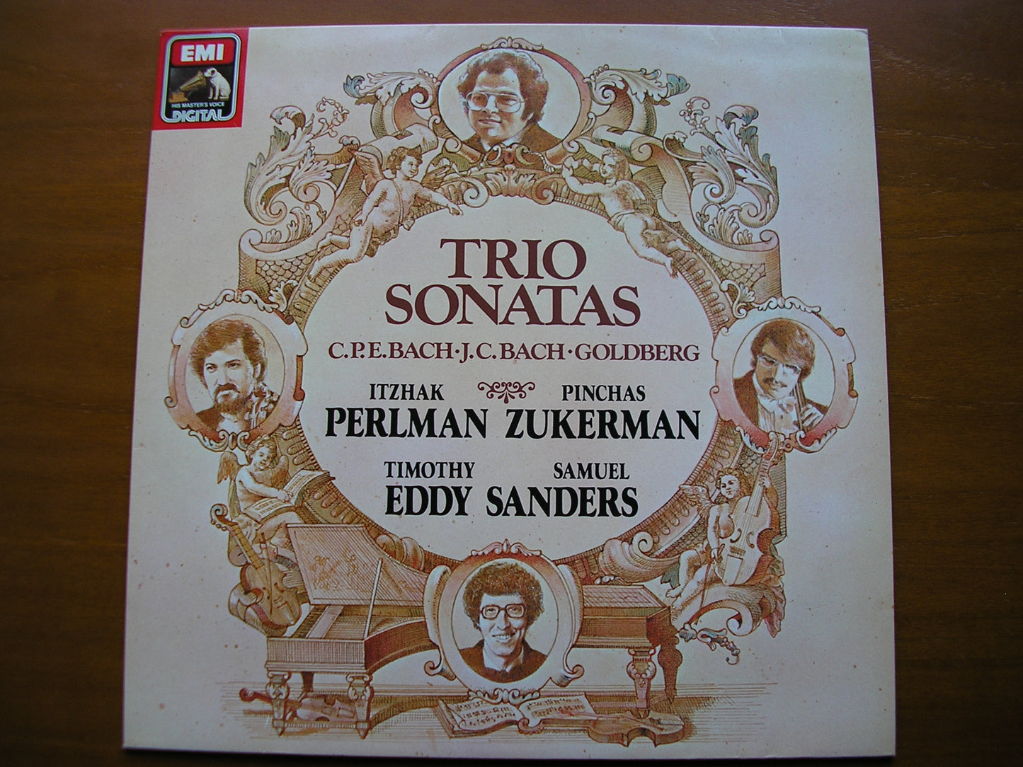 BACH JC / BACH CPE / GOLDBERG: TRIO SONATAS     PEERLMAN / ZUKERMAN / EDDY / SANDERS    ASD 4172