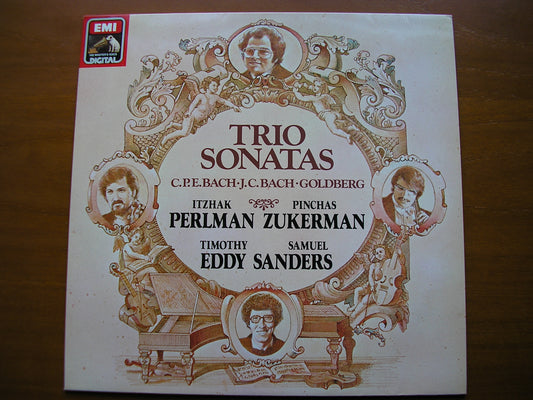 BACH JC / BACH CPE / GOLDBERG: TRIO SONATAS     PEERLMAN / ZUKERMAN / EDDY / SANDERS    ASD 4172