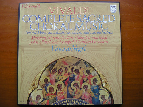 VIVALDI: COMPLETE SACRED CHORAL MUSIC     SOLOISTS / ENGLISH CHAMBER ORCHESTRA / NEGRI      6700 116