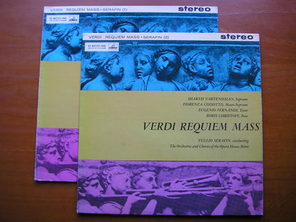 VERDI: REQUIEM   VARTENISSIAN / CHRISTOFF / FERNANDI / COSSOTTO / ROME OPERA / SERAFIN     ASD 353-4