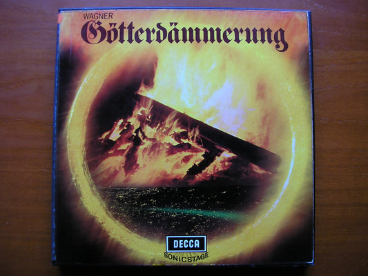 WAGNER: THE TWILIGHT OF THE GODS complete opera   SOLOISTS / VIENNA PHILHARMONIC / SOLTI     test pressing    SET 292 / 7
