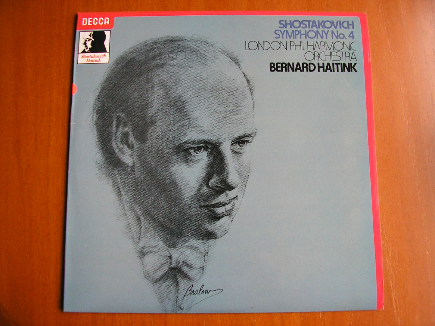 SHOSTAKOVICH: SYMPHONY No. 4      HAITINK / LONDON PHILHARMONIC    test pressing     SXL 6927