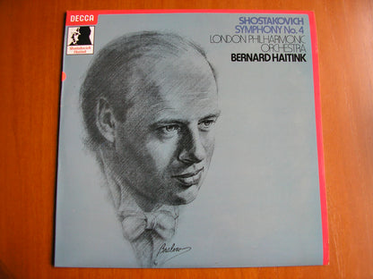 SHOSTAKOVICH: SYMPHONY No. 4      HAITINK / LONDON PHILHARMONIC    test pressing     SXL 6927