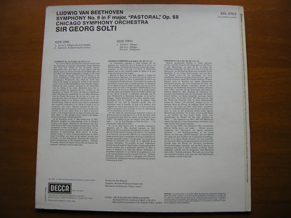 BEETHOVEN SYMPHONY No. 6 'Pastoral'      SOLTI / CHICAGO SYMPHONY       SXL 6763