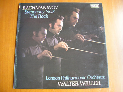 RACHMANINOV: SYMPHONY No. 3 / THE ROCK     WELLER /LONDON PHILHARMONIC    test pressing    SXL 6720