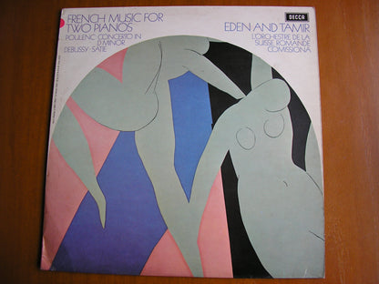 FRENCH MUSIC FOR TWO PIANOS: POULENC / DEBUSSY / SATIE      EDEN & TAMIR    test pressing    SXL 6551