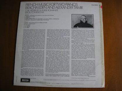 FRENCH MUSIC FOR TWO PIANOS: POULENC / DEBUSSY / SATIE      EDEN & TAMIR    test pressing    SXL 6551