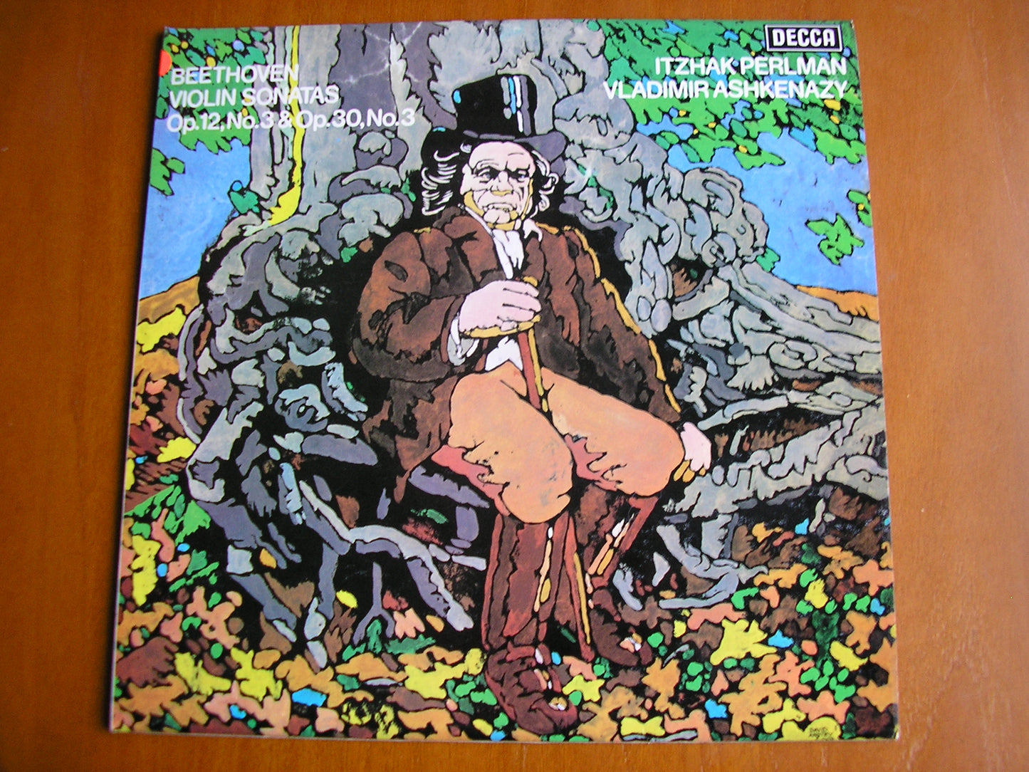 BEETHOVEN: VIOLIN SONATAS Op. 12 No. 3 & Op. 30 No. 3      PERLMAN / ASHKENAZY    test pressing     SXL 6789
