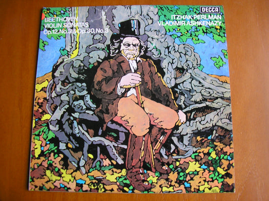 BEETHOVEN: VIOLIN SONATAS Op. 12 No. 3 & Op. 30 No. 3      PERLMAN / ASHKENAZY    test pressing     SXL 6789