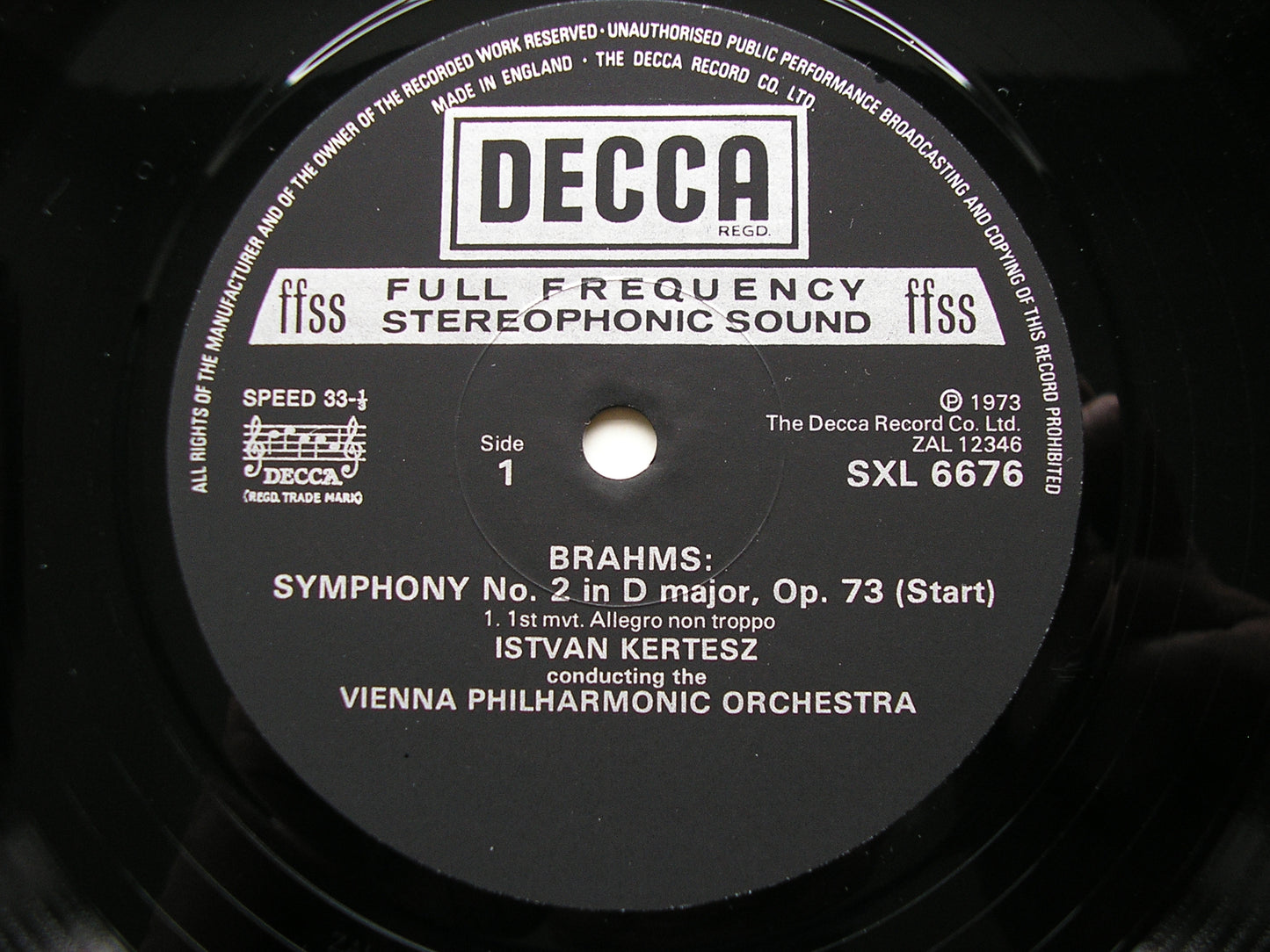 BRAHMS: THE FOUR SYMPHONIES     KERTESZ / VIENNA PHILHARMONIC   4LP   SXL 6675-78