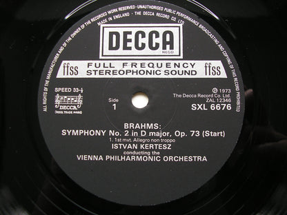 BRAHMS: THE FOUR SYMPHONIES     KERTESZ / VIENNA PHILHARMONIC   4LP   SXL 6675-78